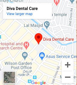 Driving Directions to Diva Dental, Wilson Garden Branch, Bangalore.